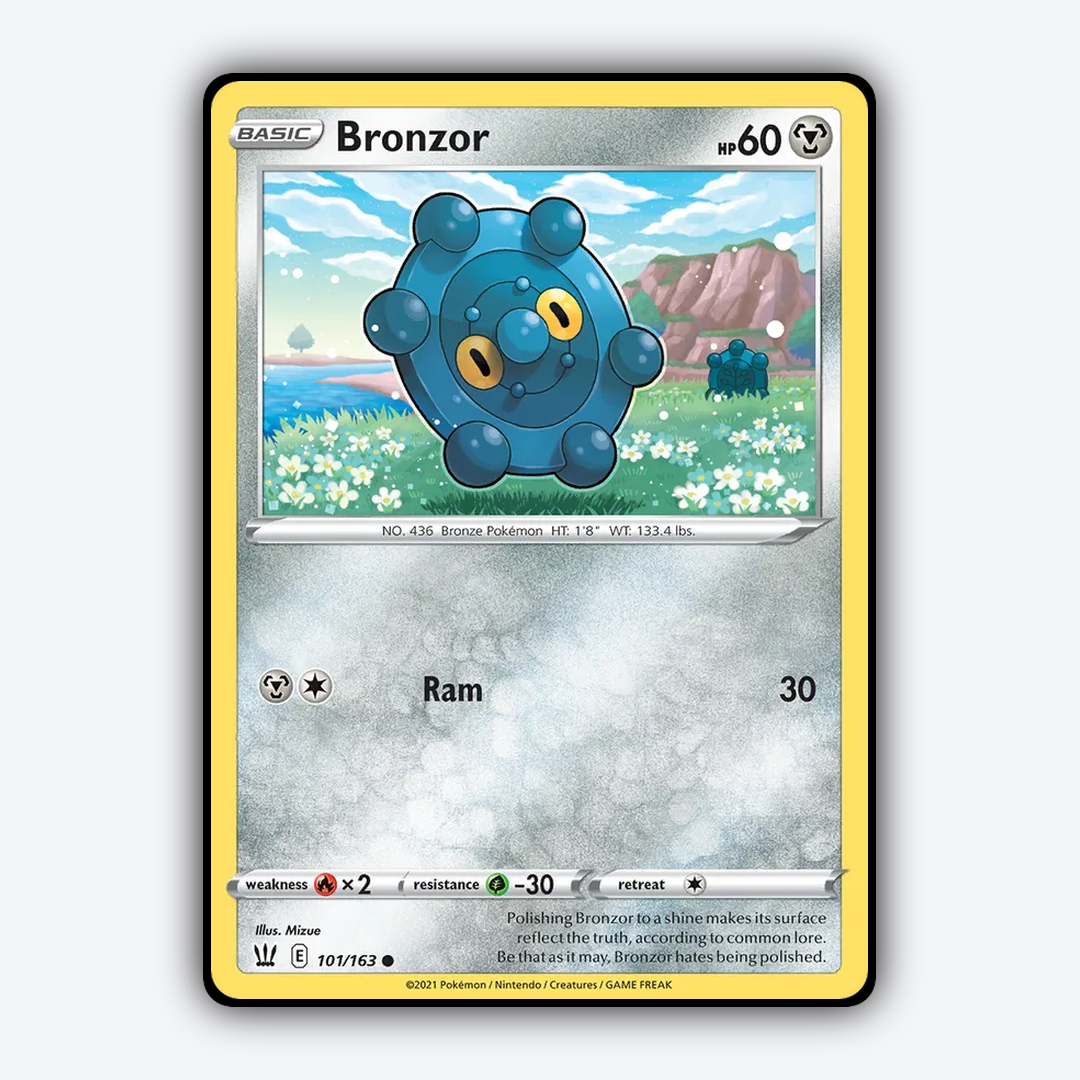 Bronzor 101/163 - Battle Styles Set - Card Rug