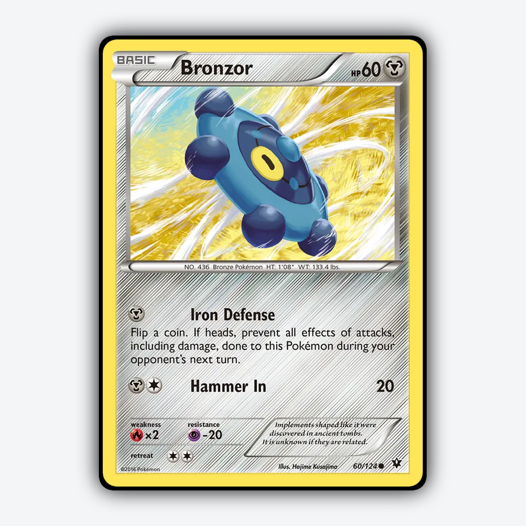 Bronzor 060/124 - Fates Collide Set - Card Rug
