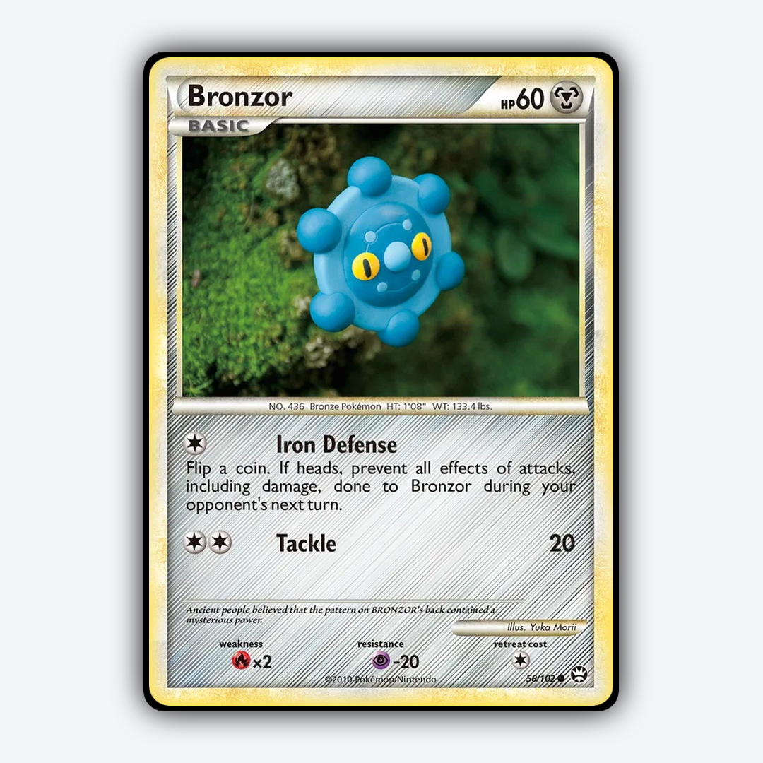 Bronzor 058/102 - HS—Triumphant Set - Card Rug