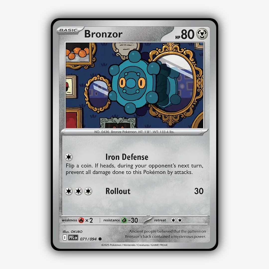 Bronzor 071/094 - Phantasmal Flames Set - Card Rug