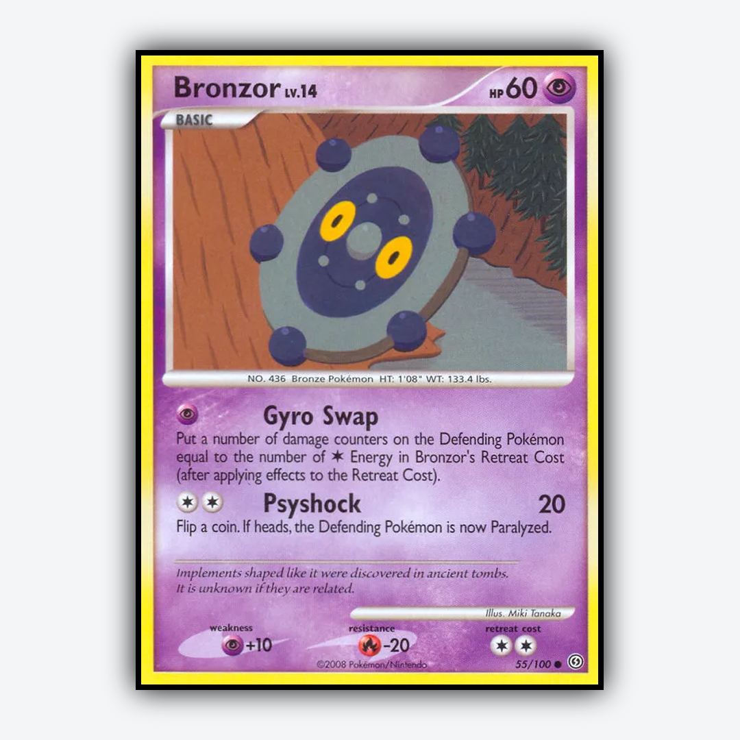 Bronzor 055/100 - Stormfront Set - Card Rug