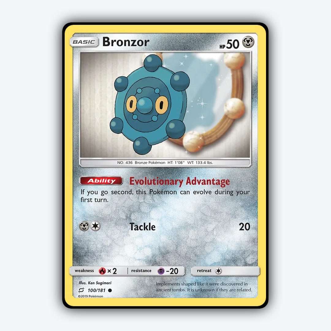 Bronzor 100/181 - Team Up Set - Card Rug