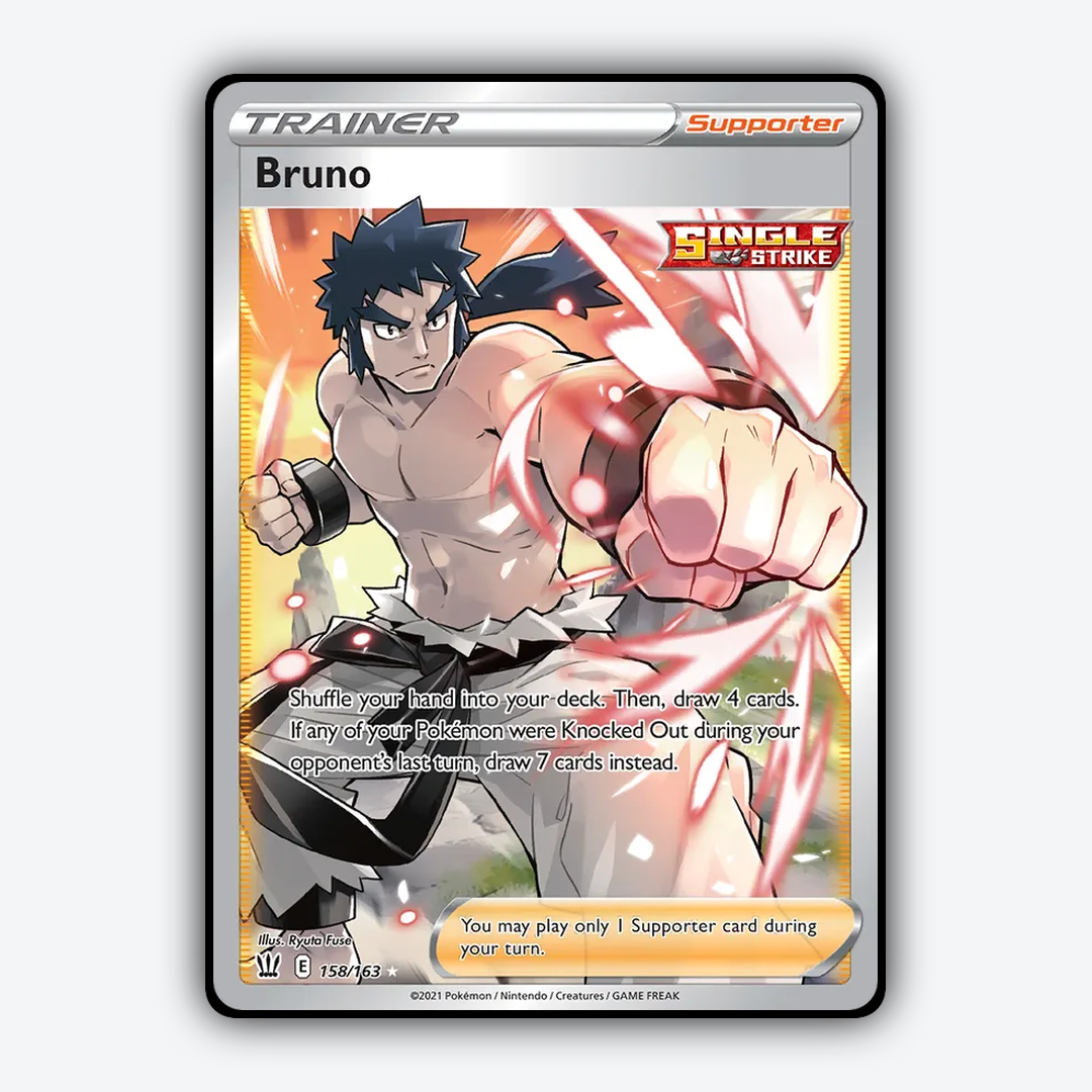 Bruno 158/163 - Battle Styles Set - Card Rug