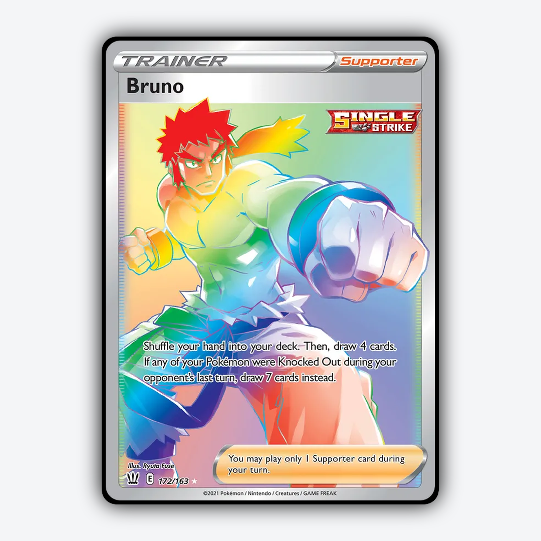 Bruno 172/163 - Battle Styles Set - Card Rug