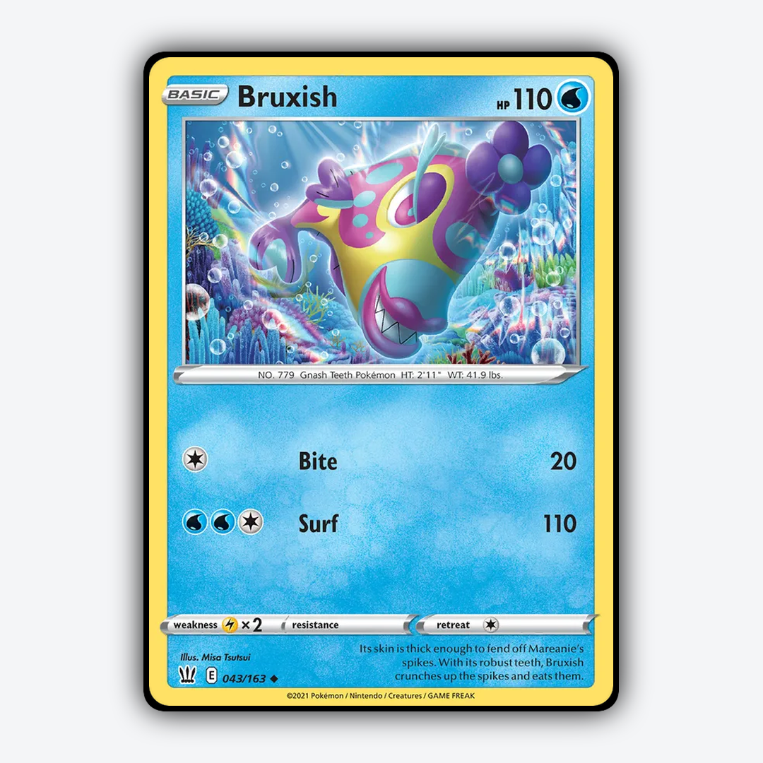 Bruxish 043/163 - Battle Styles Set - Card Rug