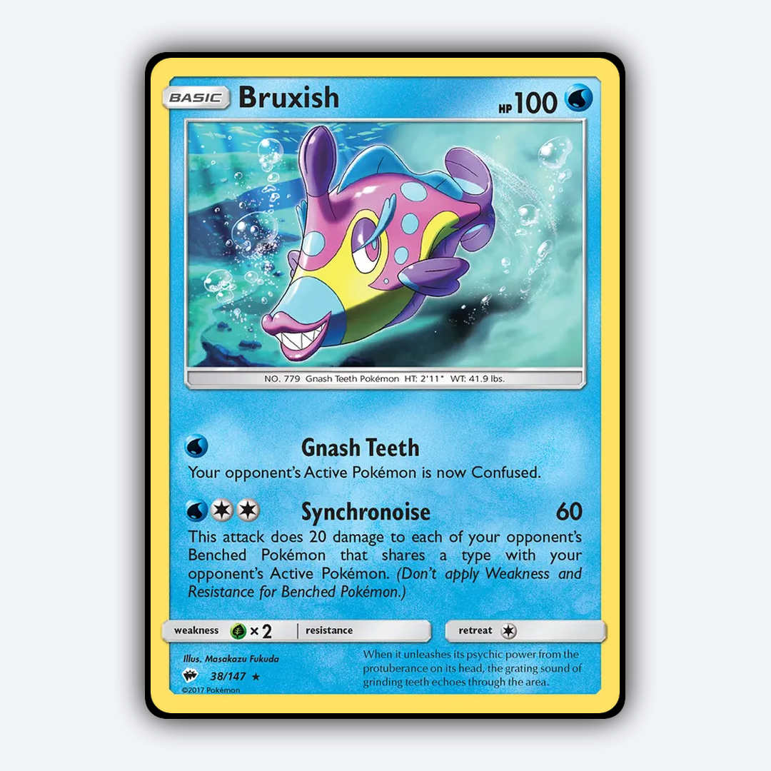 Bruxish 038/147 - Burning Shadows Set - Card Rug