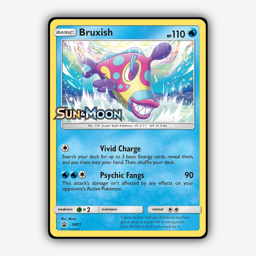 Bruxish #11 - SM Black Star Promos Set - Card Rug