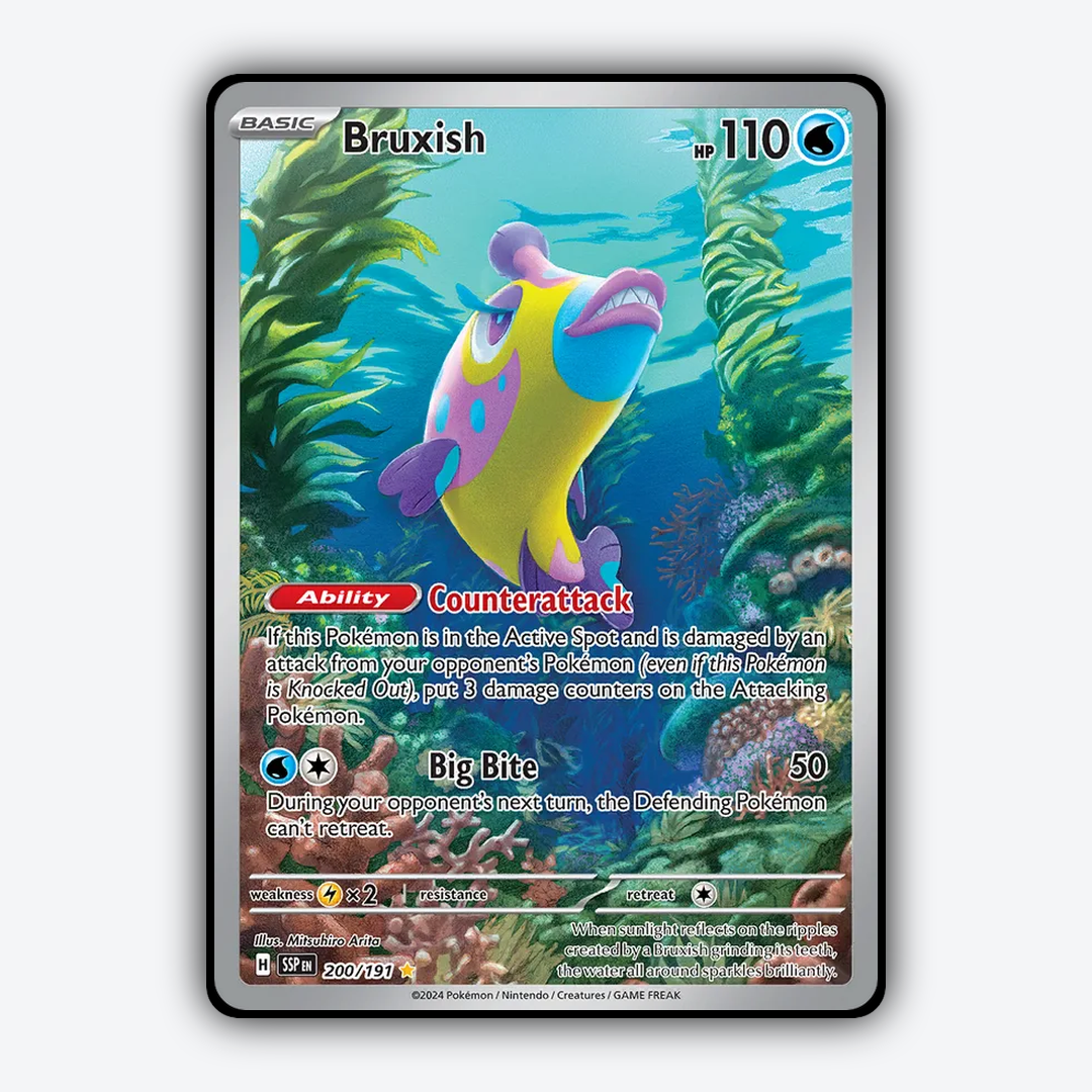 Bruxish #200 - Surging Sparks Set - Card Rug