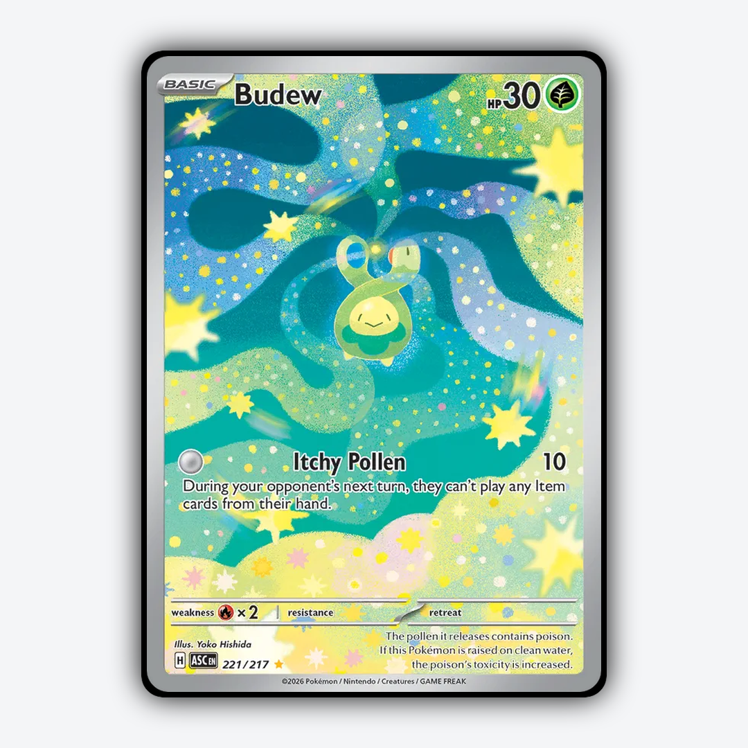 Budew 221/217 - Ascended Heroes Set - Card Rug