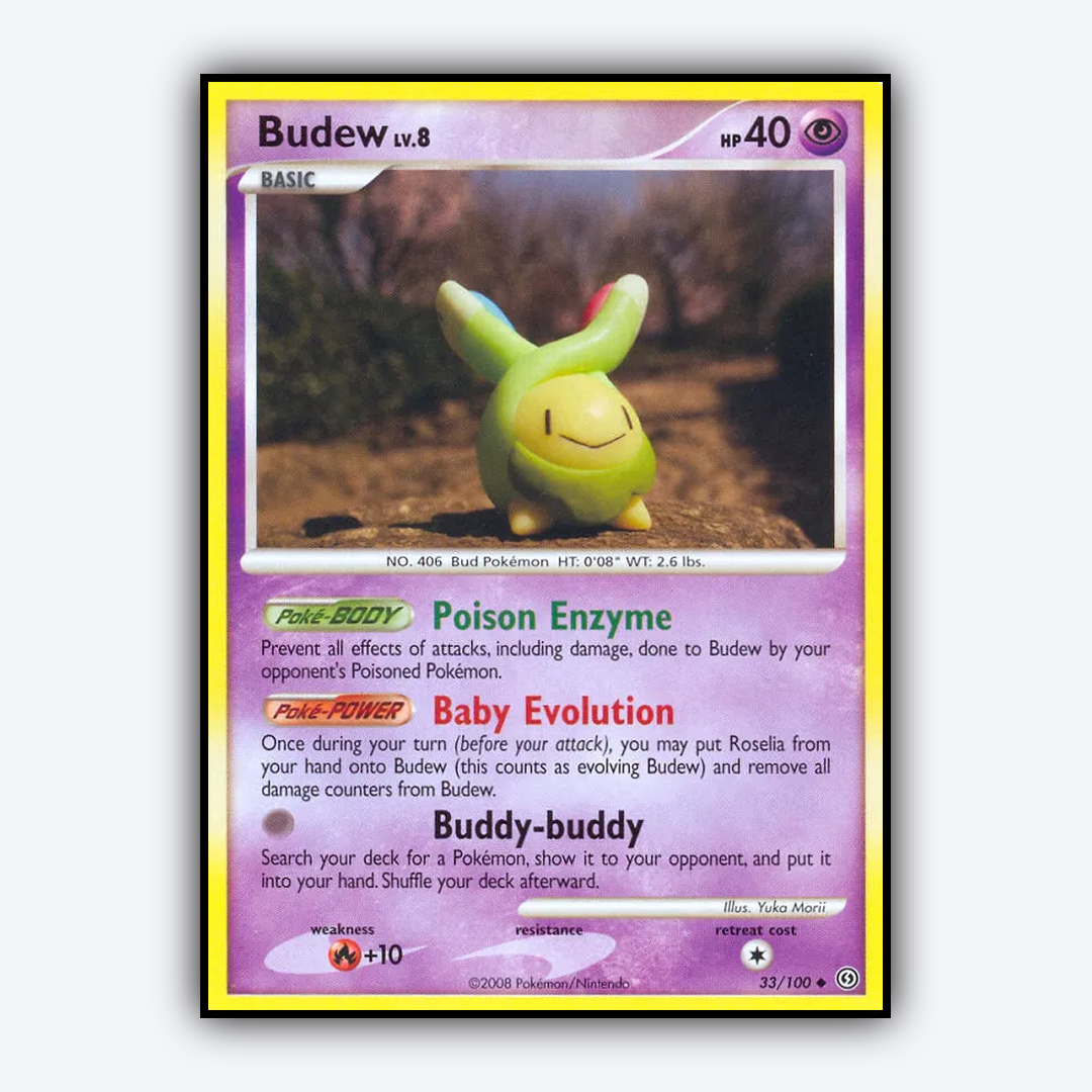 Budew 033/100 - Stormfront Set - Card Rug
