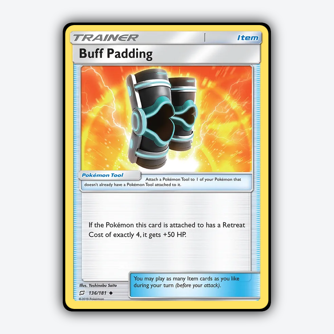 Buff Padding 136/181 - Team Up Set - Card Rug