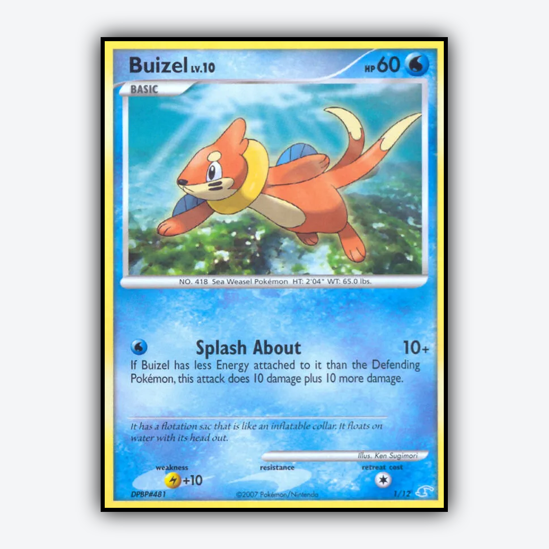 Buizel 001/12 - DP Trainer Kit Manaphy Set - Card Rug