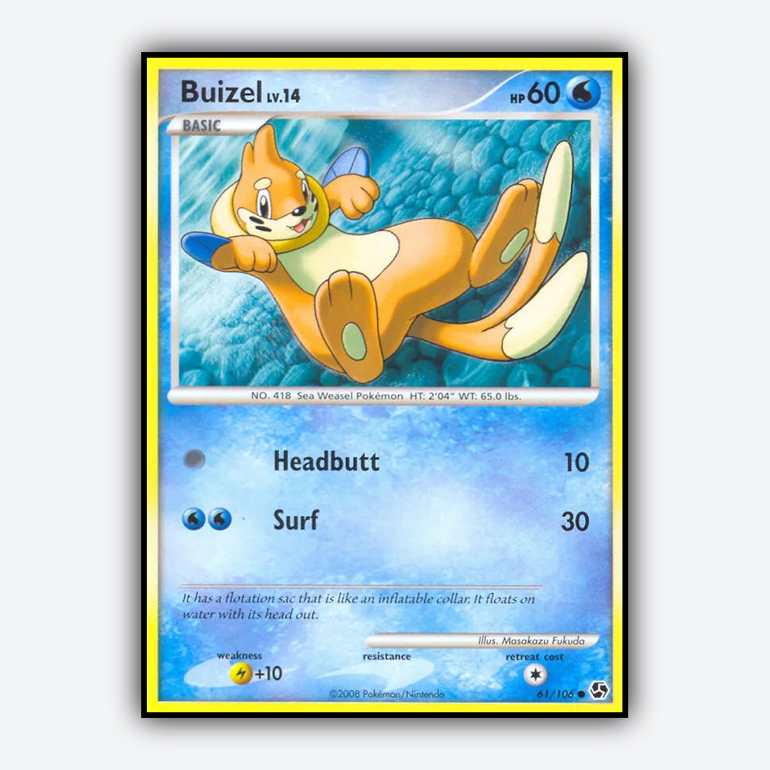 Buizel 061/106 - Great Encounters Set - Card Rug