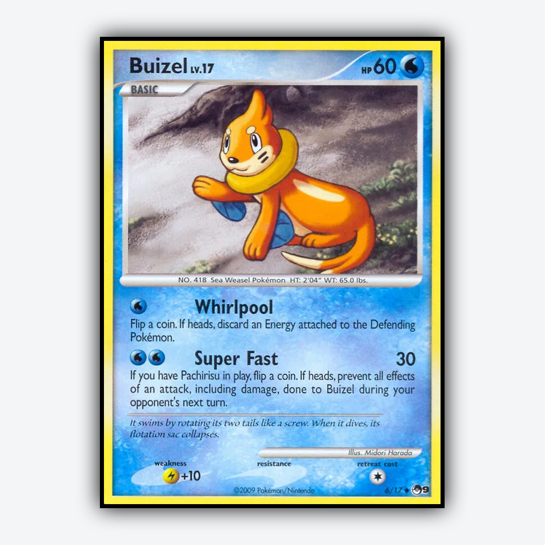 Buizel 006/17 - POP Series 9 Set - Card Rug
