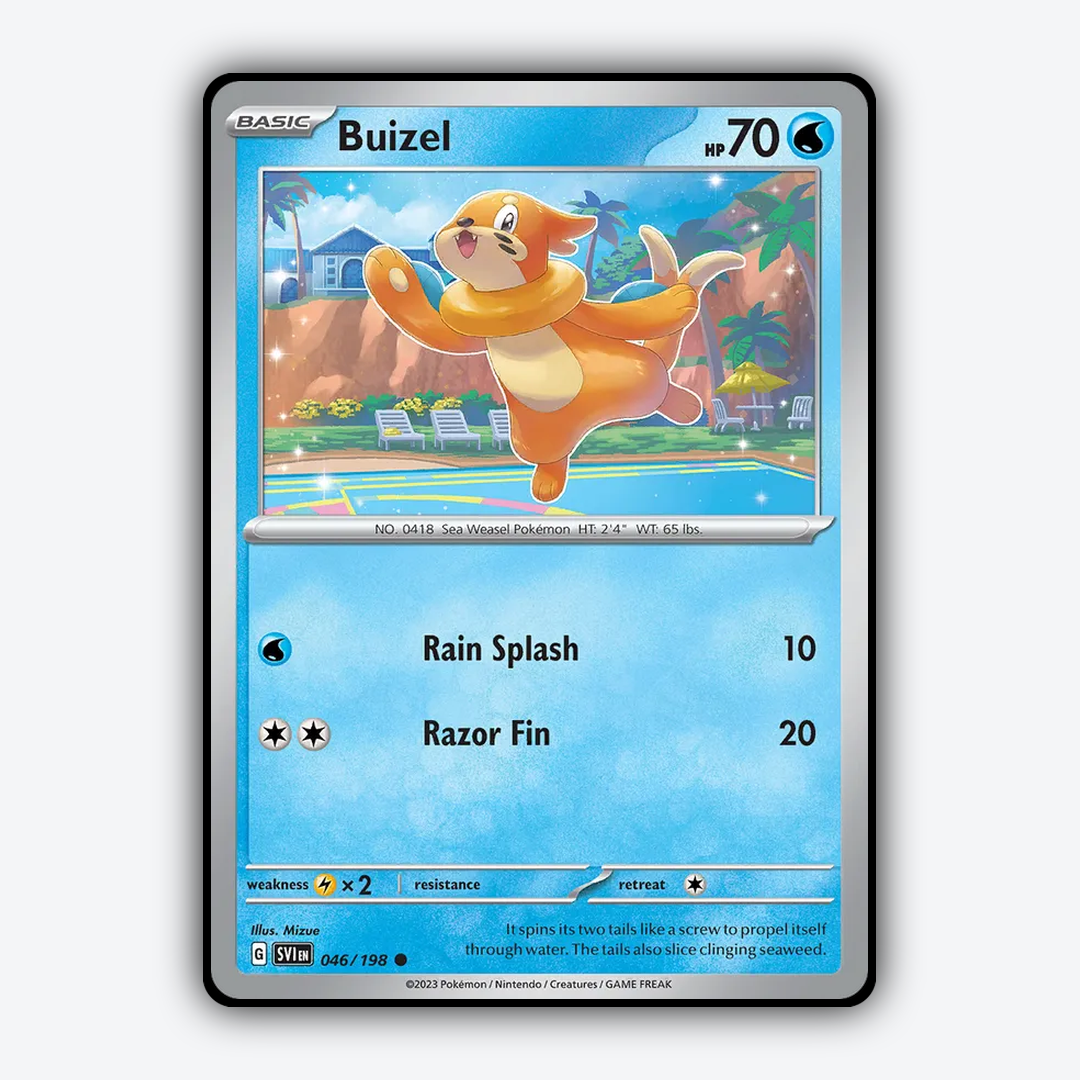 Buizel 046/198 - Scarlet & Violet Set - Card Rug