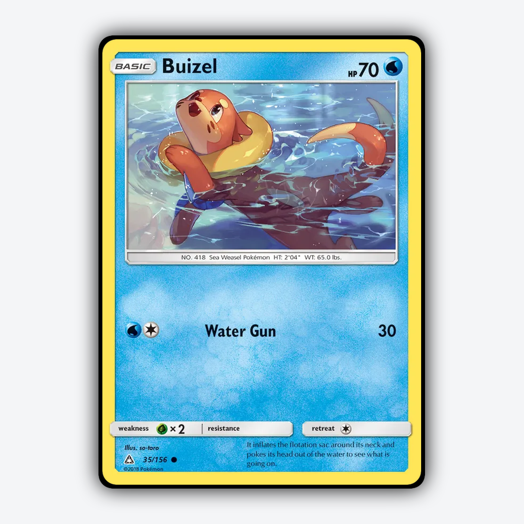 Buizel 035/156 - Ultra Prism Set - Card Rug