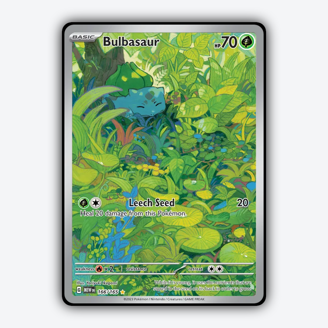 Bulbasaur #166 - 151 Set - Card Rug