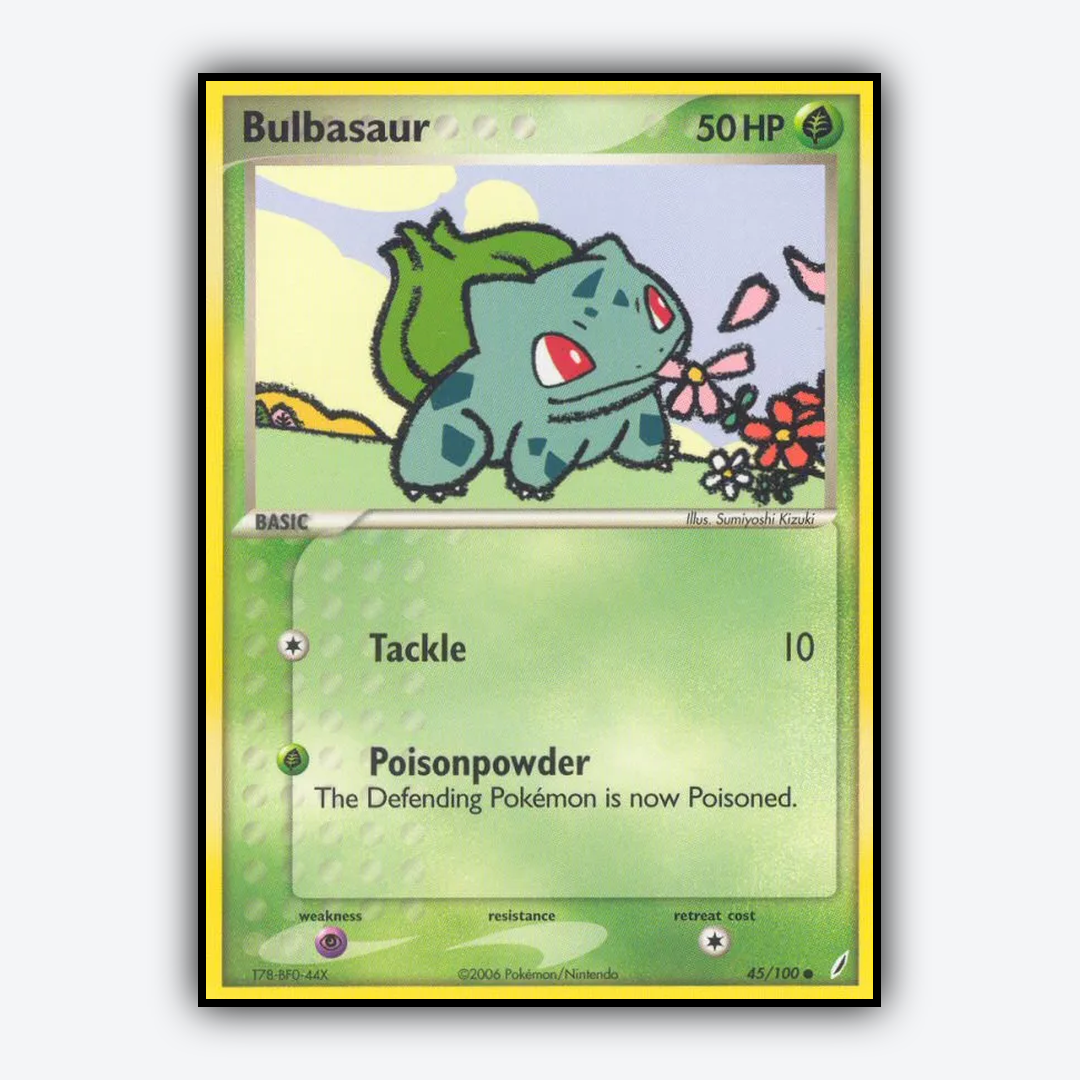 Bulbasaur 045/100 - Crystal Guardians Set - Card Rug
