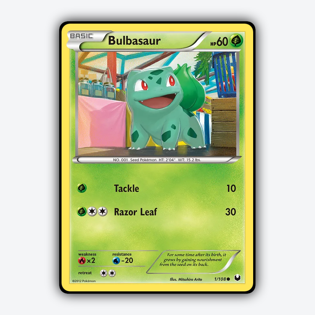 Bulbasaur 001/108 - Dark Explorers Set - Card Rug