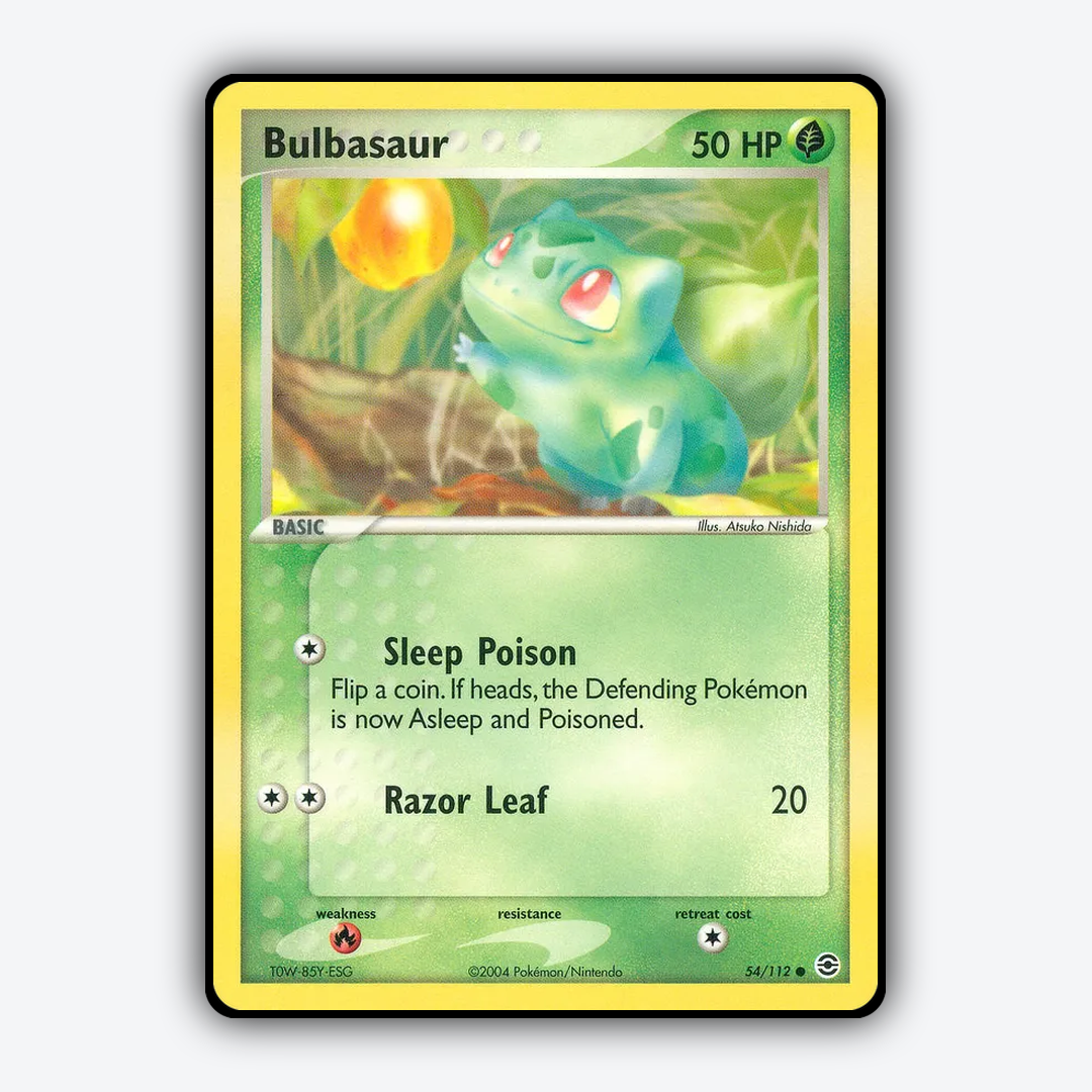 Bulbasaur 054/112 - FireRed & LeafGreen Set - Card Rug