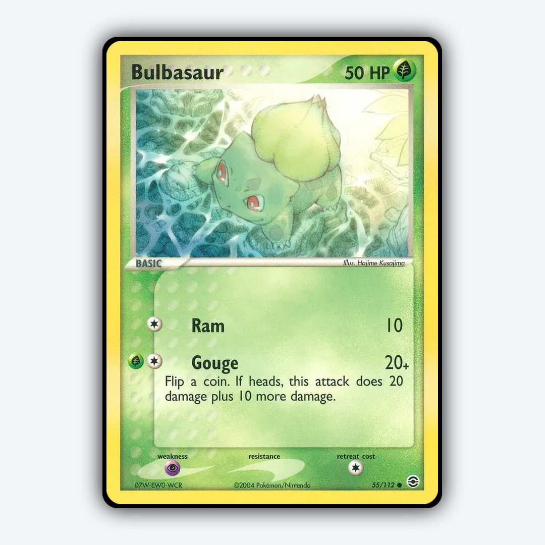 Bulbasaur 055/112 - FireRed & LeafGreen Set - Card Rug
