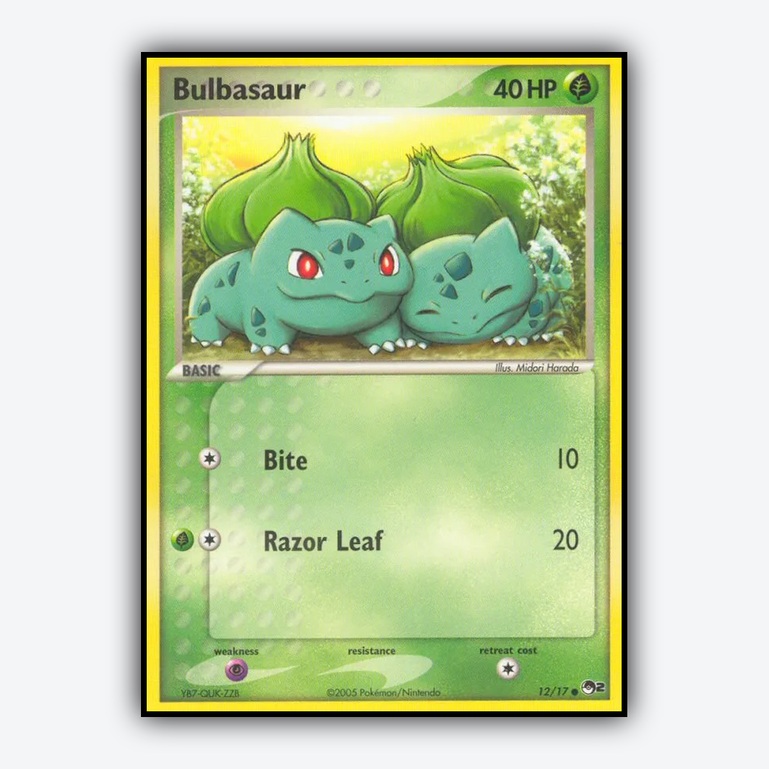 Bulbasaur 012/17 - POP Series 2 Set - Card Rug