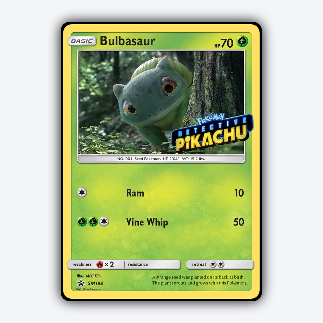 Bulbasaur #198 - SM Black Star Promos Set - Card Rug