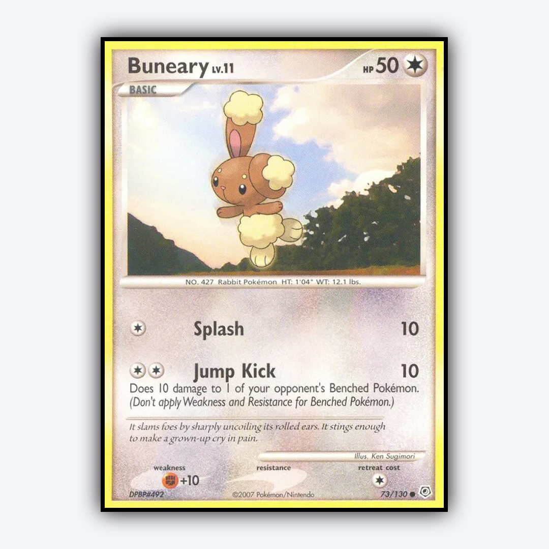 Buneary 073/130 - Diamond & Pearl Set - Card Rug