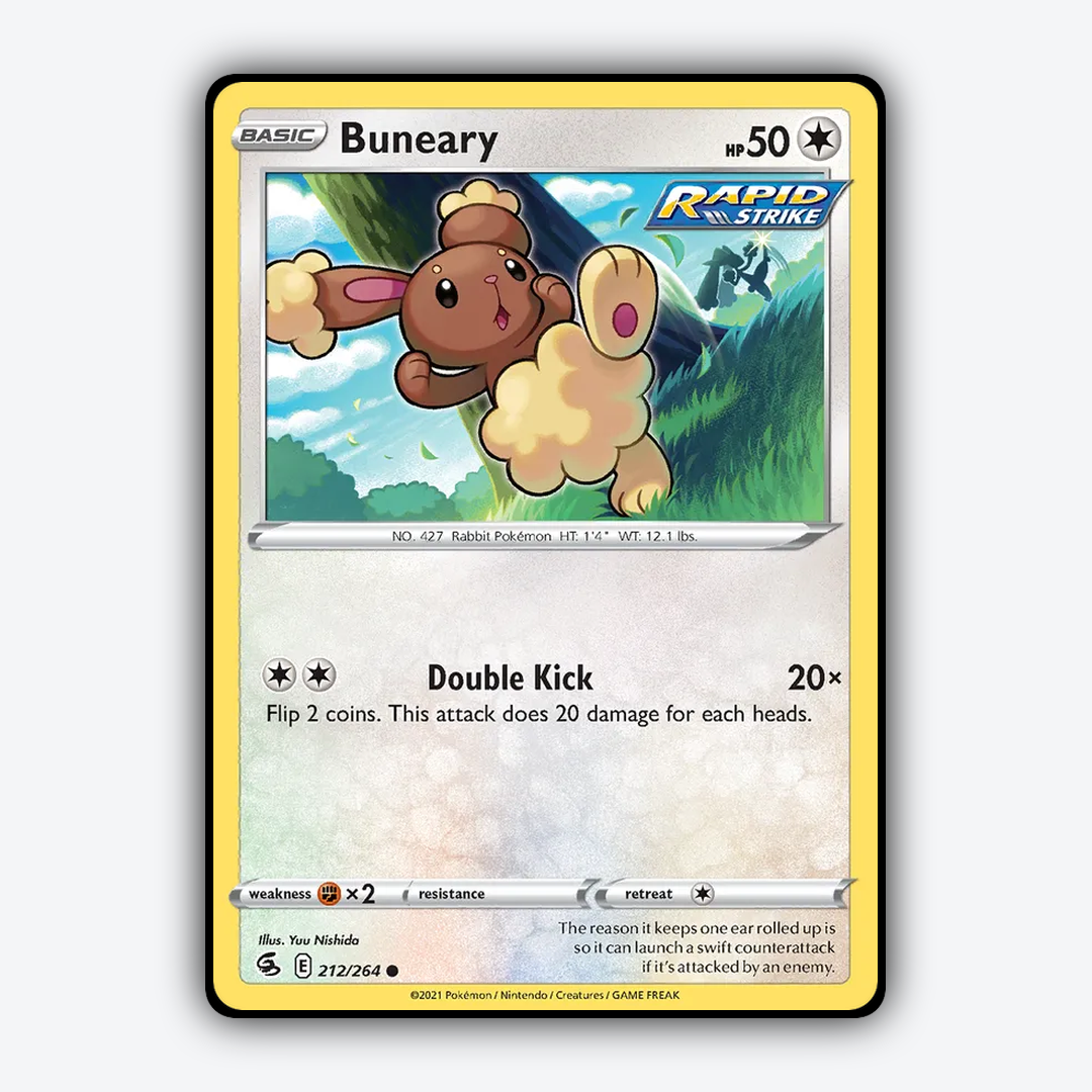 Buneary 212/264 - Fusion Strike Set - Card Rug