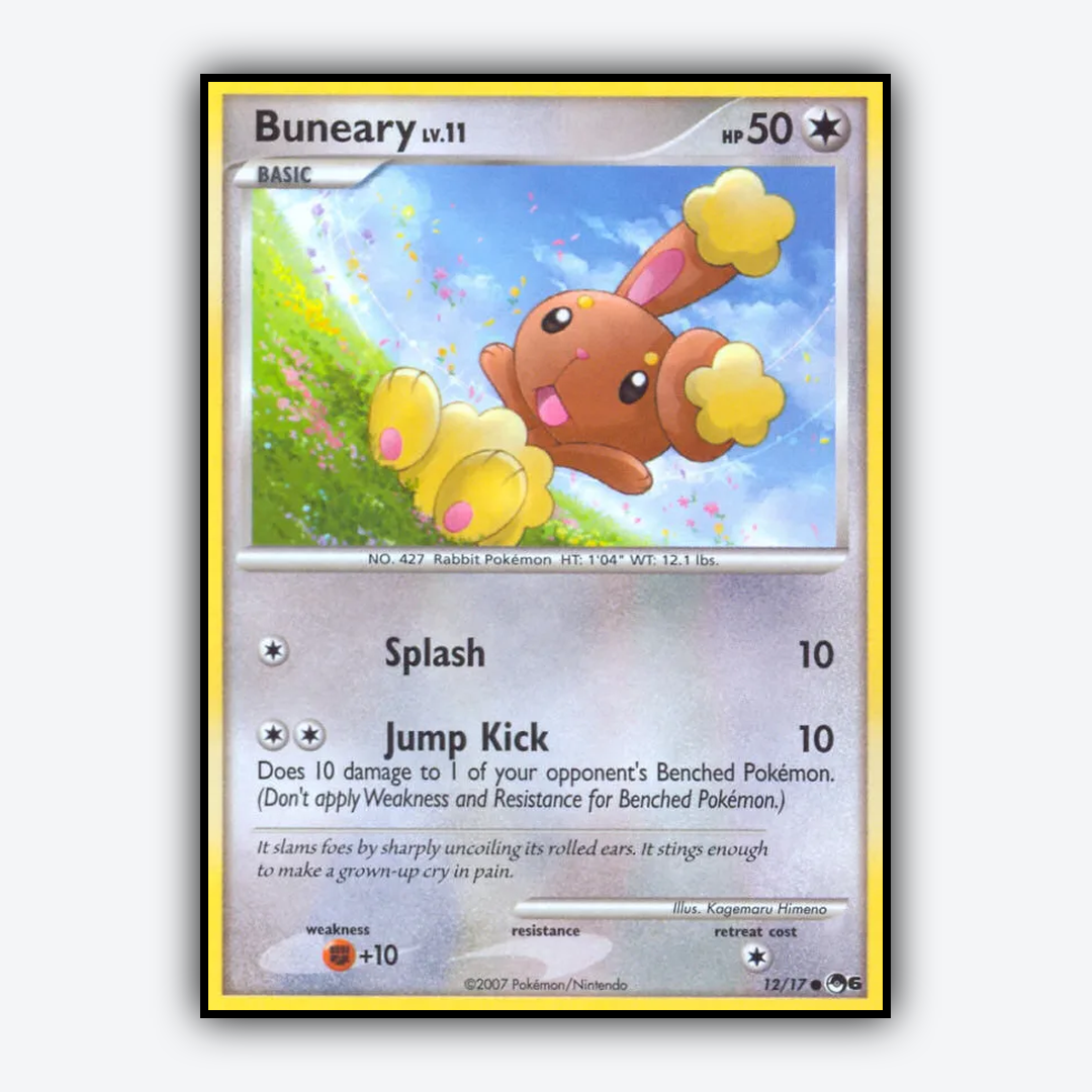 Buneary 012/17 - POP Series 6 Set - Card Rug