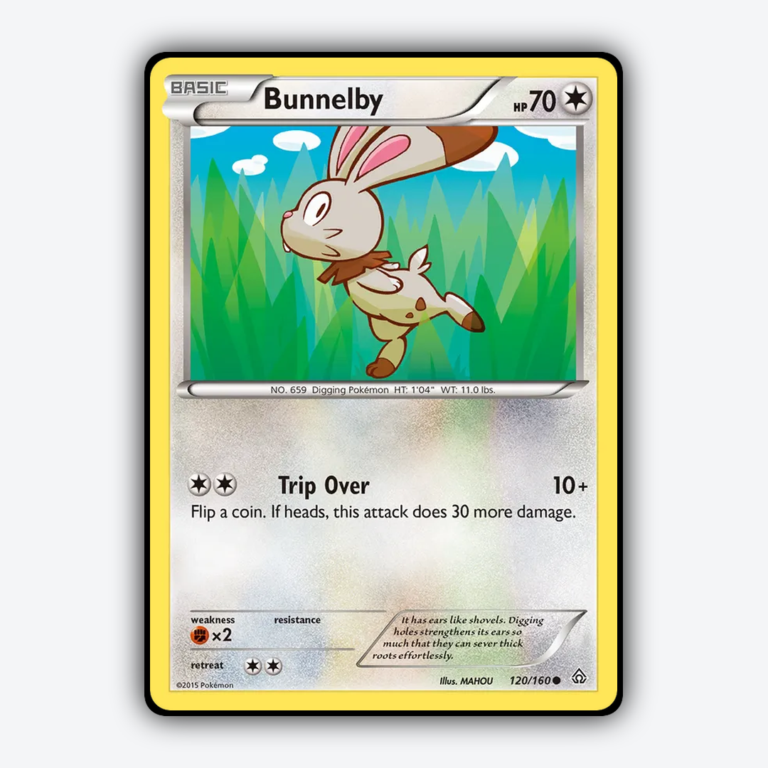 Bunnelby 120/160 - Primal Clash Set - Card Rug
