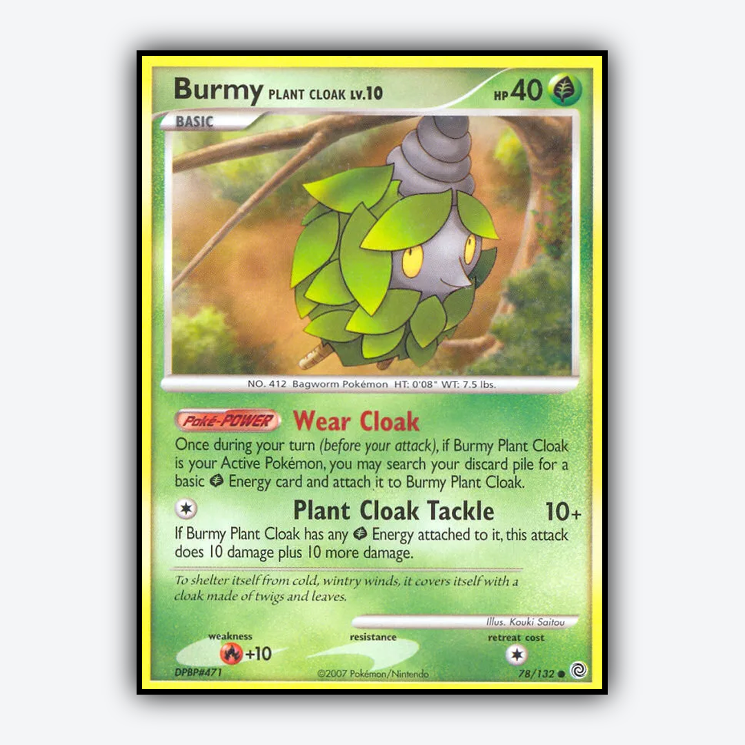 Burmy Plant Cloak 078/132 - Secret Wonders Set - Card Rug