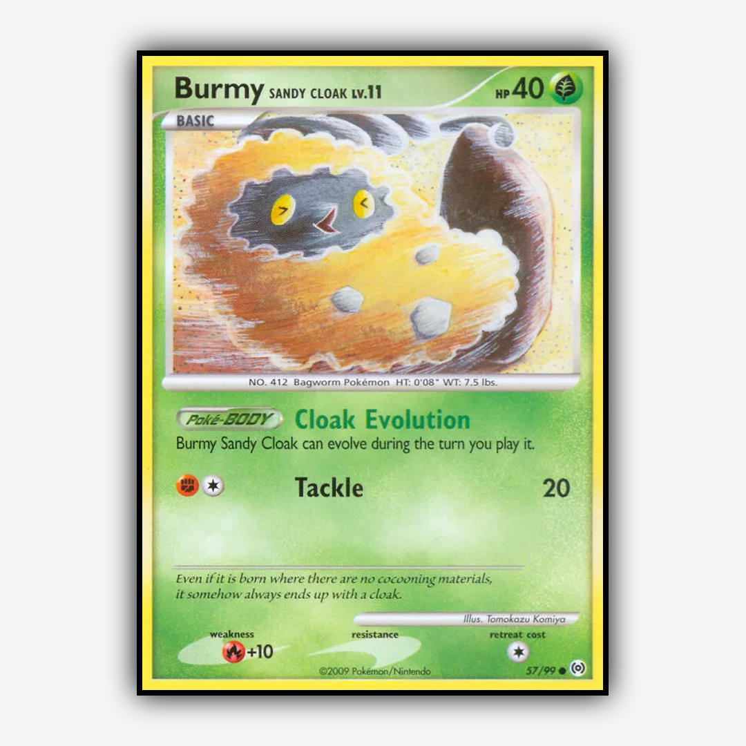 Burmy Sandy Cloak 057/99 - Arceus Set - Card Rug