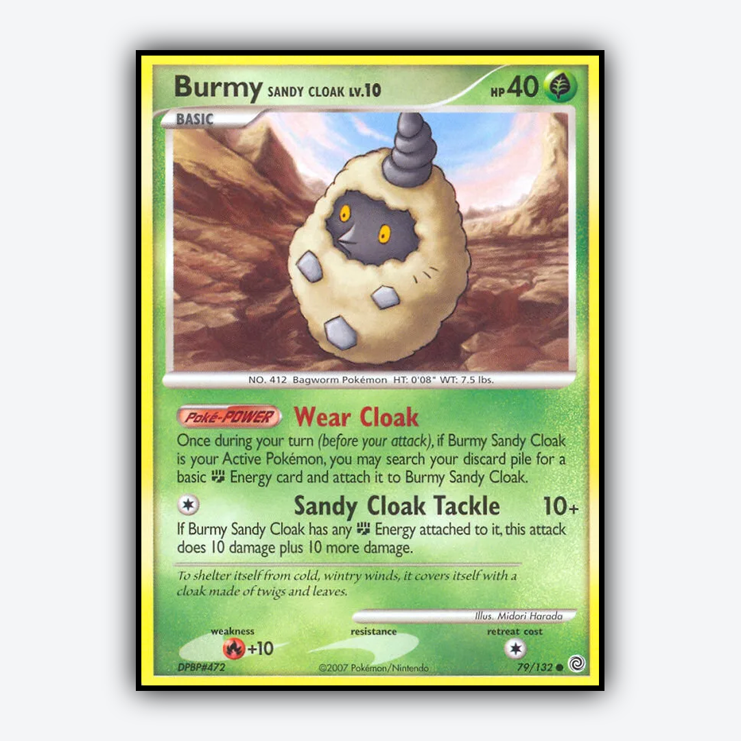 Burmy Sandy Cloak 079/132 - Secret Wonders Set - Card Rug
