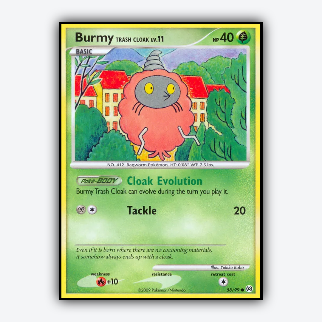 Burmy Trash Cloak 058/99 - Arceus Set - Card Rug