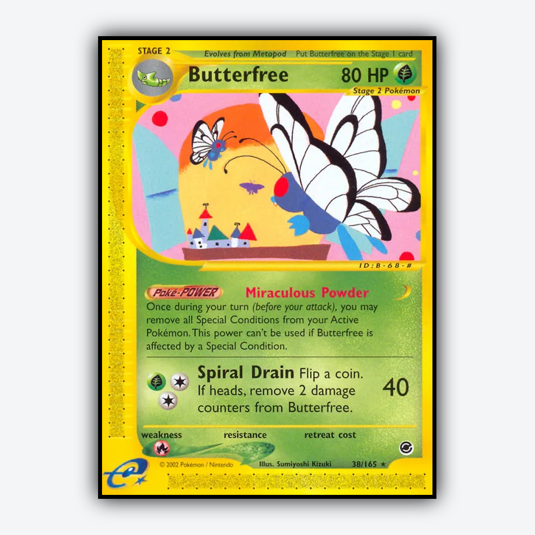 Butterfree 038/165 - Expedition Base Set - Card Rug