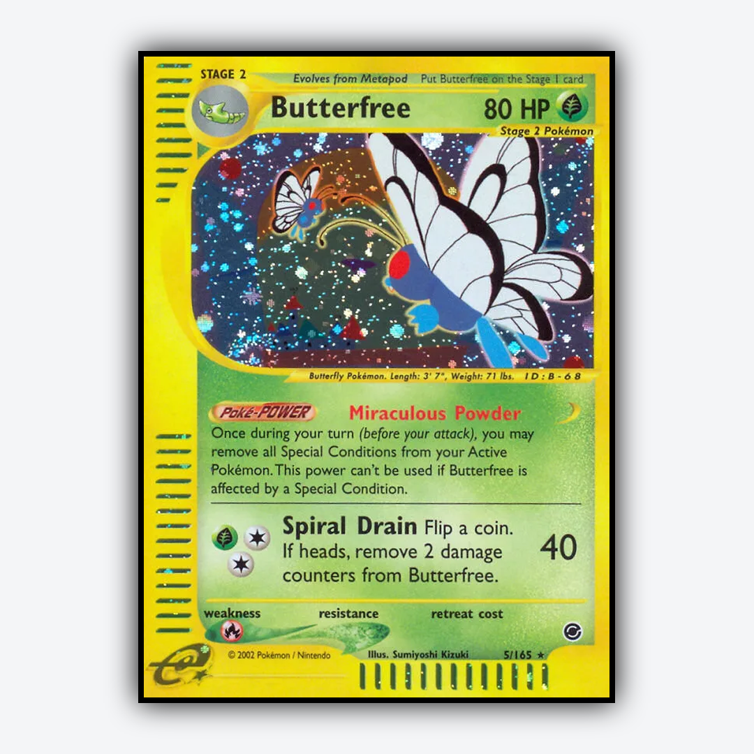 Butterfree 005/165 - Expedition Base Set - Card Rug