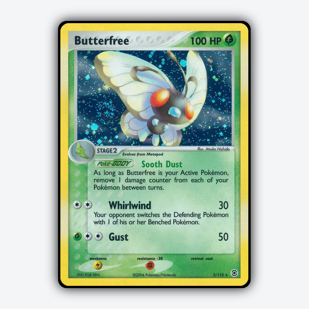 Butterfree 002/112 - FireRed & LeafGreen Set - Card Rug