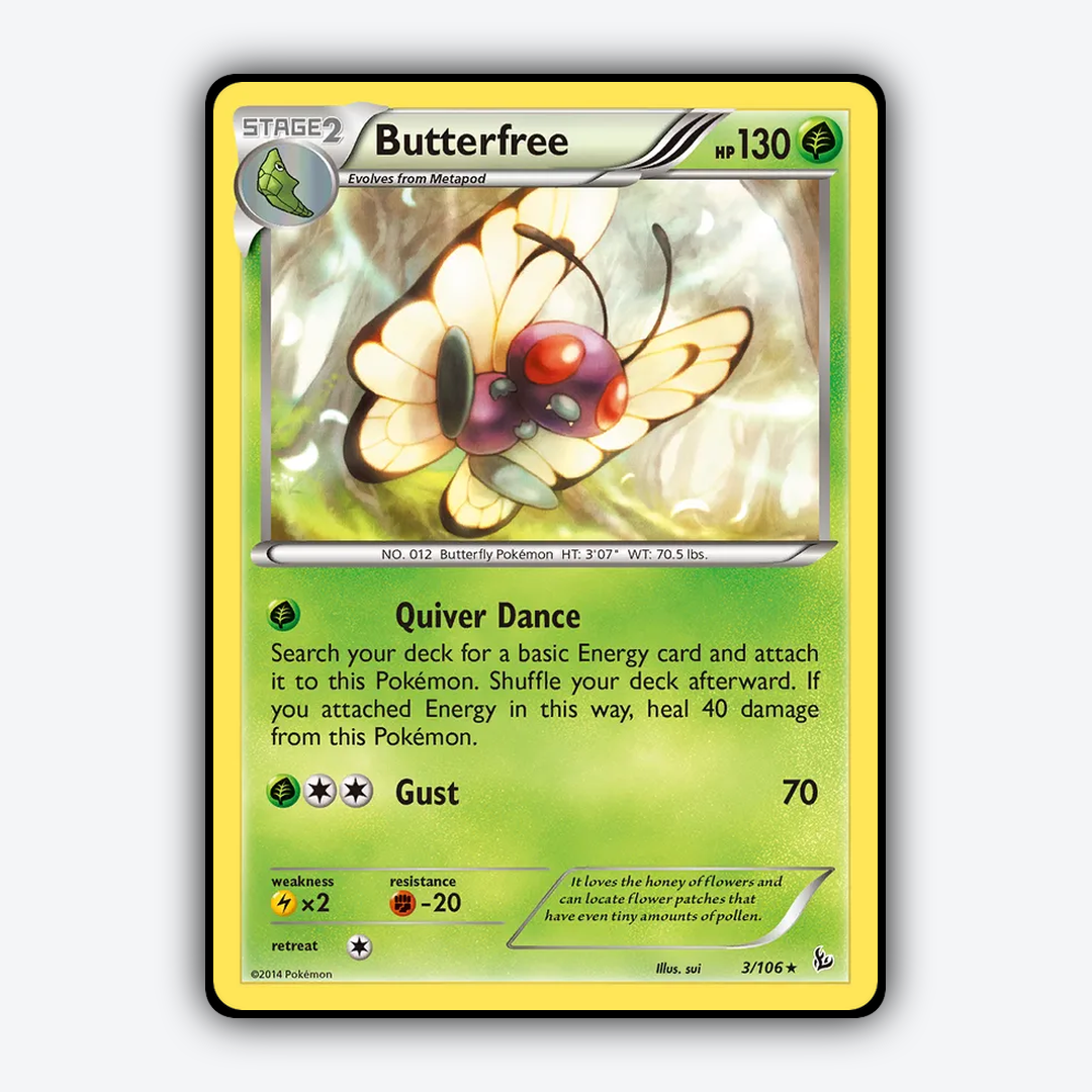 Butterfree 003/106 - Flashfire Set - Card Rug