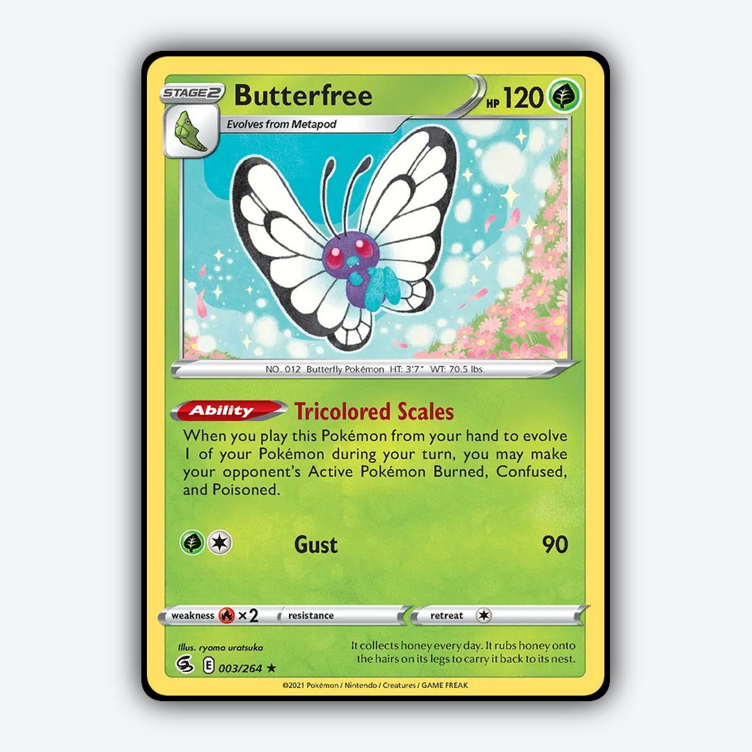 Butterfree 003/264 - Fusion Strike Set - Card Rug