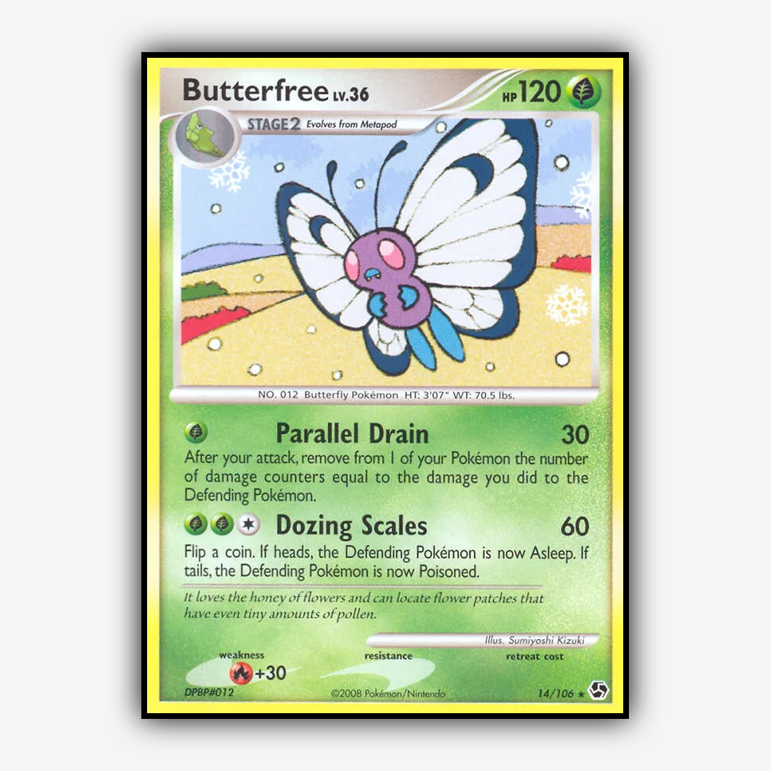 Butterfree 014/106 - Great Encounters Set - Card Rug