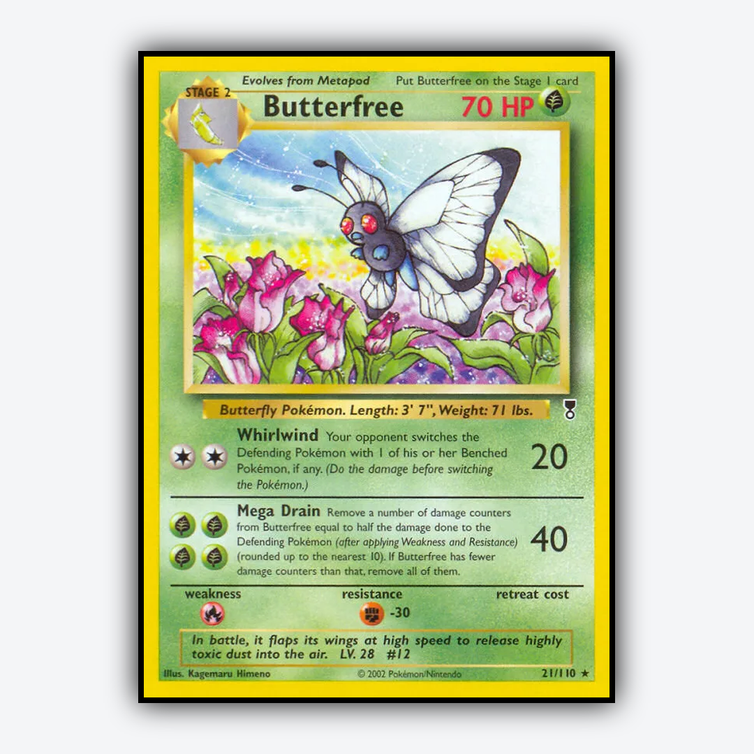 Butterfree 021/110 - Legendary Collection Set - Card Rug