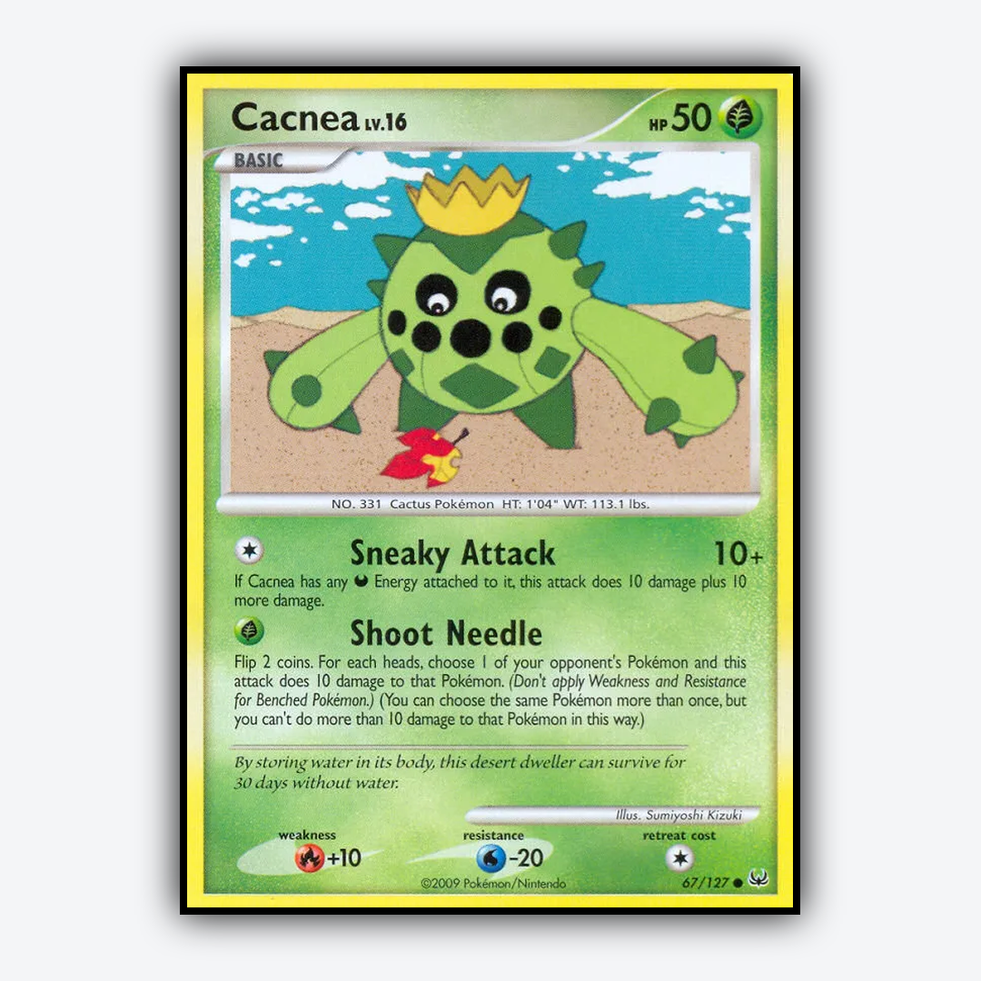 Cacnea 067/127 - Platinum Set - Card Rug