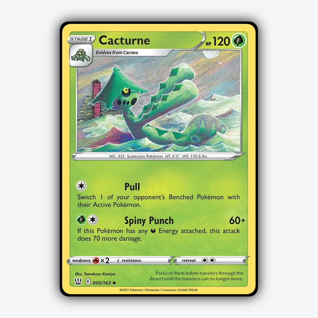 Cacturne 005/163 - Battle Styles Set - Card Rug