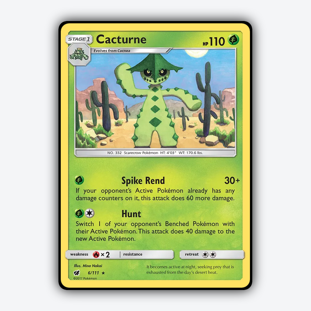 Cacturne 006/111 - Crimson Invasion Set - Card Rug