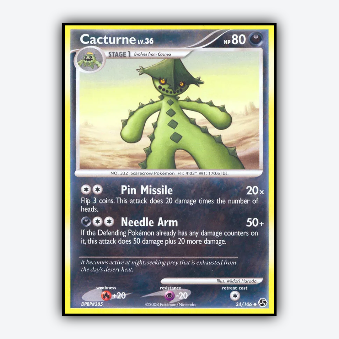 Cacturne 034/106 - Great Encounters Set - Card Rug