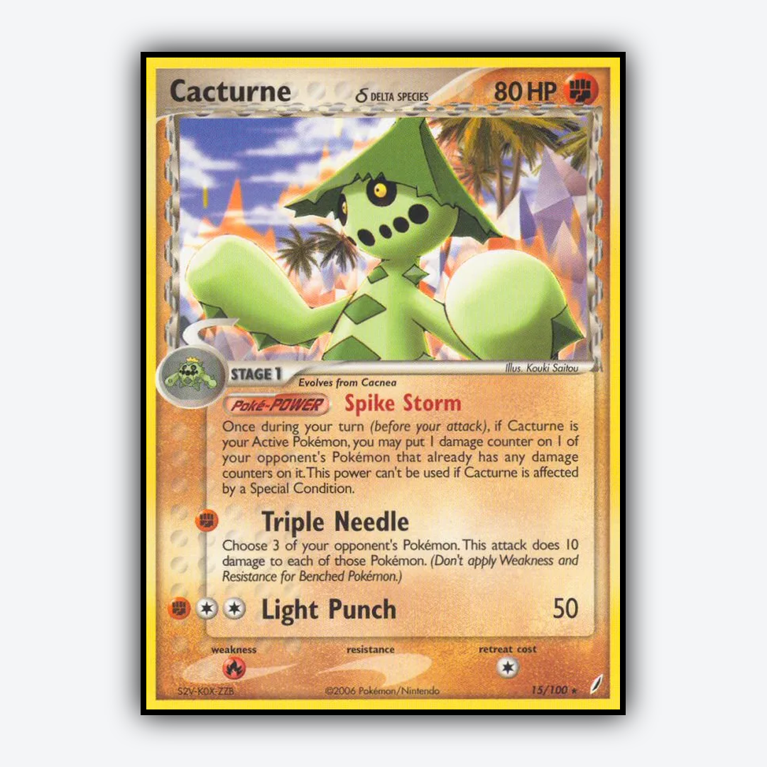 Cacturne δ 015/100 - Crystal Guardians Set - Card Rug