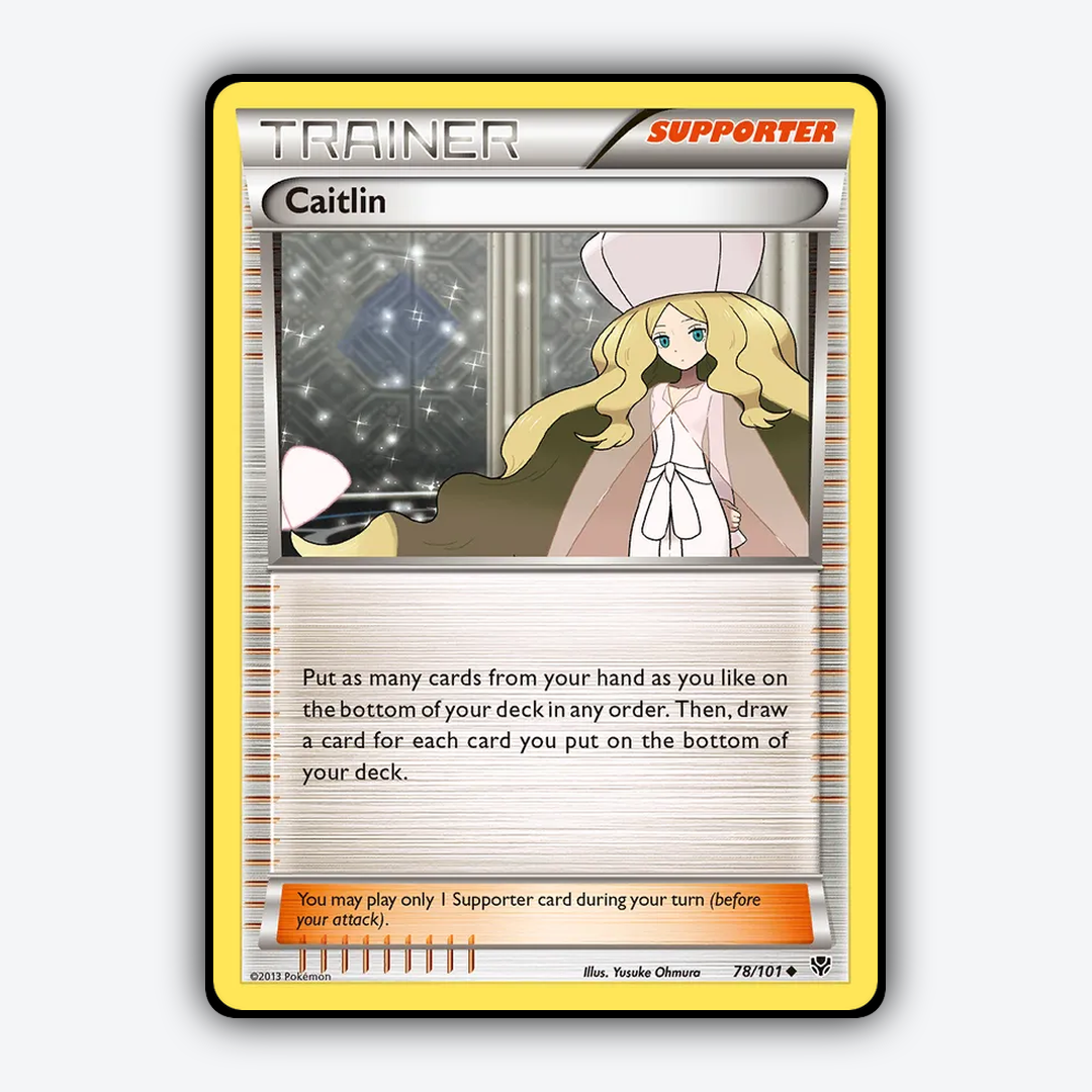 Caitlin 078/101 - Plasma Blast Set - Card Rug