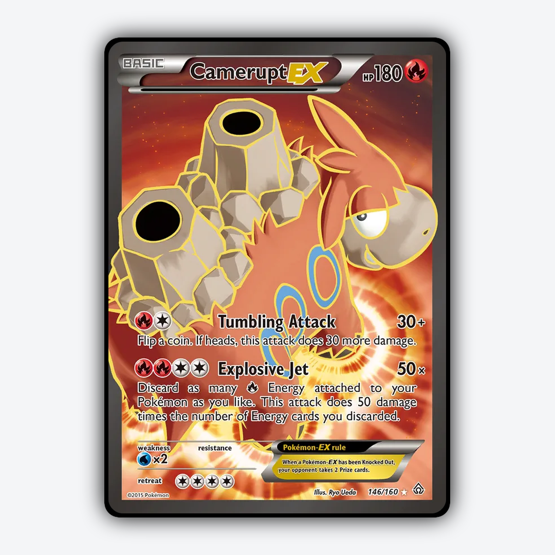Camerupt-EX 146/160 - Primal Clash Set - Card Rug