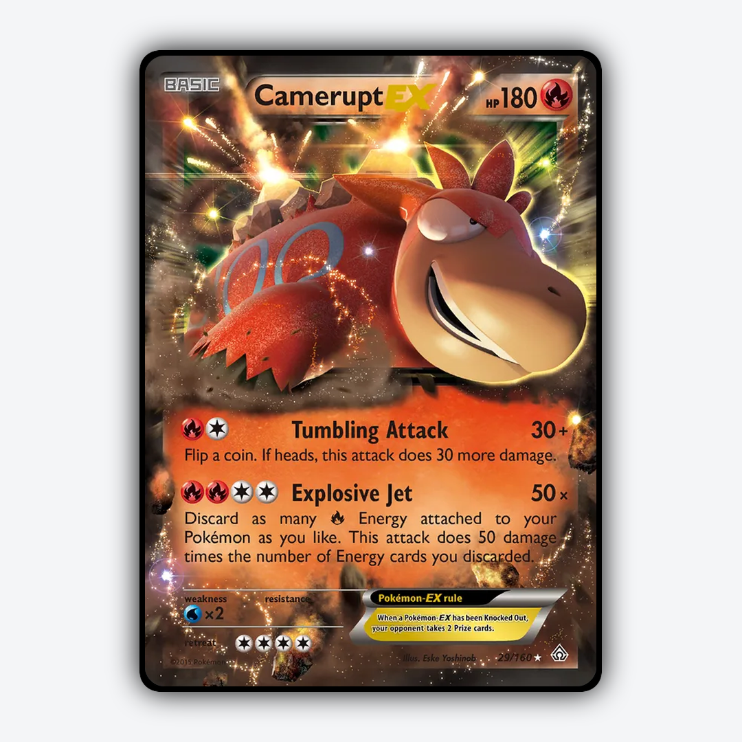 Camerupt-EX 029/160 - Primal Clash Set - Card Rug